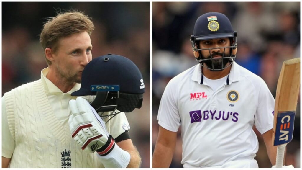 Rohit Sharma And Joe Root